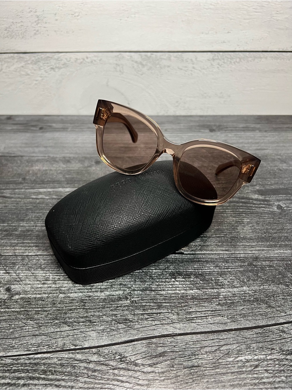 Salvatore Ferragamo Translucent Tan Sunglasses